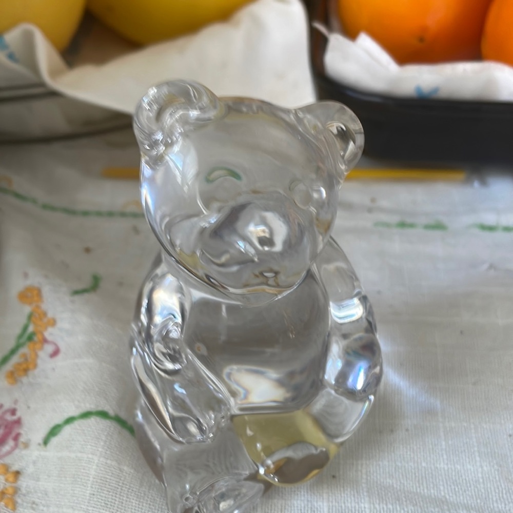 Princess House Crystal Bear